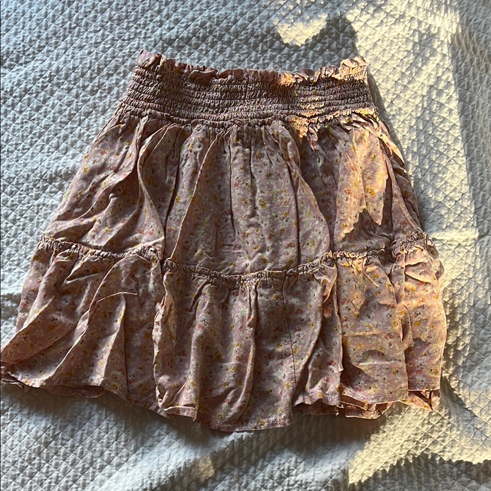 Floral Smocked Women's Skirt